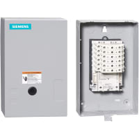 Contactor de la iluminación, 30A, 0 postes del N.C. 6 /de N.O., bobina de 115-120V 60Hz, nema 1 de Enc