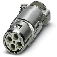 Conectador de HEAVYCON EMC; versión del zócalo; posición 4; para los conductores blindados