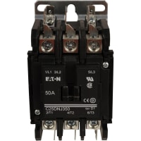 La CAJA CONTINUADA del DP de OPN N-R 2P 50A ARRASTRA con la BOBINA del TÉRMINO 24VAC de VERT QC