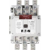 Contactor definido del control del propósito, 360A 3 poste 120V abierto With1NO AUX.