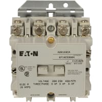 A201 - Contactor, Tamaño 0, Abierto, 3 Poste, Bobina 120V/60Hz