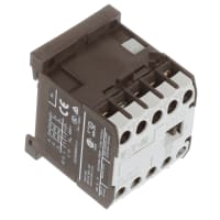 El MINI RELAIS del CONTROL, 4 POSTE (3NO-1NC), 10 AMPERIO, ENMARCA A, 240VAC