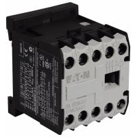 Mini contactor, 3 poste, 8.8 amperio, 1Nc aux., bobina 24Vac