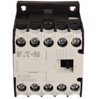Mini contactor, 4 poste, 8.8 amperio, bobina 24Vdc