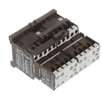 MINI CONTACTOR, 3 POSTE, 6.6 amperio, invirtiendo, BOBINA 24VDC