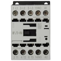 Contactor, 3 poste, 9 amperio, marco B, 1No aux., bobina 240Vac
