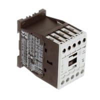 Contactor, 3 poste, 9 amperio, marco B, 1Nc aux., bobina 240Vac