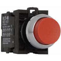 Interruptor de botón, 22m m, botón momentáneo, extendido, 6A, 500V, serie del RMQ-Titán