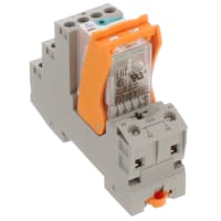 Accione el relais, 4PDT, 125VDC/250VAC, 250VDC, 6A, RIFLINE TERMINAN series del RELAIS