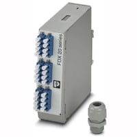 Accesorios, caja de empalme del carril del estruendo, fibra de vidrio con varios modos de funcionamiento, conectadores del LC, ranuras M20,12
