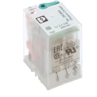 Accione el relais, DPDT, 125VDC/250VAC, 250VDC, 12A, RIFLINE TERMINAN series del RELAIS
