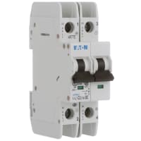 Interruptores miniatura, 2A, 2 poste, curva de C, 125 VDC, UL489, serie de FAZ-NA
