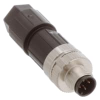 M12 enchufe circular, un código, posición de 4, empujar hacia adentro, 4A, IP65, IP67, serie de SPEEDCON