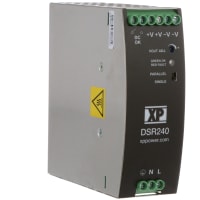 Fuente de alimentación de AC-DC, carril del estruendo, 240W, 24V @ 10A, línea delgada, serie de DSR