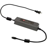Fuente de alimentación, AC-DC, adaptador, IP67, enchufe de N.A., 120W, 24V@5A, 90-264V adentro