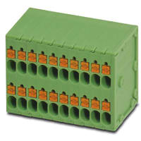 Terminal del PWB Empujar-En serie del control de Combicon de la posición de 3.5m m 16AWG 200V 10A 4