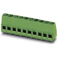 Serie terminal del control de Combicon de la posición del tornillo 5.08m m 5 16AWG 400V 17.5A del PWB