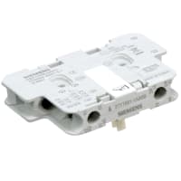 Negro aux. Rt/Lft 1No/1Nc Sz del contactor 2-14