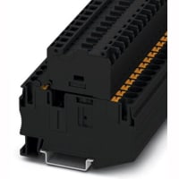 Bloque de terminales modular del fusible; Cristal/cerámica; Empujar-en la conexión; 10A; 250V