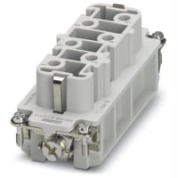 Conectador rectangular; Relleno; 600V; 35A; posición 6+Ground; Tornillo