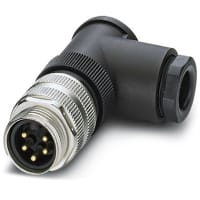 Connector de Circular; Plug; Male Pins; 5 pos; 9A; 300V; 7/8in-5