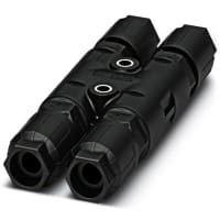 Conectador circular; QPD H3PE2 5 4X9-14 BK