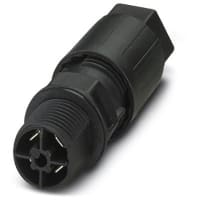 Conectador circular; QPD W3PE2 5 6-10 M25 FC BK