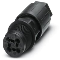 Conectador circular; QPD W3PE2 5 6-10 M25 despegue BK