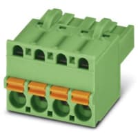 El PWB tapa Empujar-En serie del control de Combicon de la posición de 5.08m m 12AWG 320V 12A 4