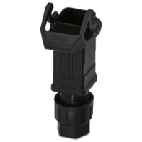 Connector housing; Hood Coupling; Bottom Entry; D7; Locking Clip (1) en Hood Top