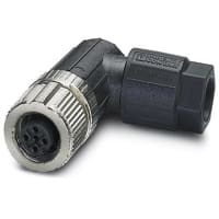 Connector CONN circular 5POS SKT ANGLEDM12 A-CODED SACC-M12FR-5PL M