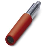 Rojo Femenino Del Conectador De Prueba; Psbj 6-T Rd