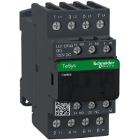 Contactor LC1D, 4P, 40V, 40 A, 125 VDC, serie de TeSys Deca