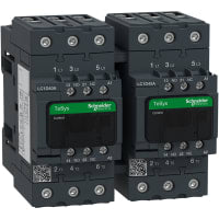 Invertir el contactor LC2, LC2-D, 3P, AC-3, 440V 40A, 120VAC, serie de TeSys Deca