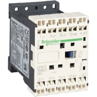 Contactor, 3P, 440 V 9 A, 1 NINGÚN auxiliar, 24 bobina del VDC, serie de los micrones de TeSys