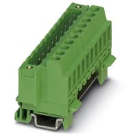 Serie del control de Combicon de la posición del tornillo 5.08m m 12AWG 14 320V 12A del carril del dinar