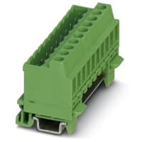 Serie del control de Combicon de la posición del tornillo 5.08m m 12AWG 16 320V 12A del carril del dinar