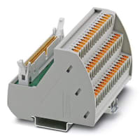 Módulo de interfaz del bloque de terminales; Varón; Cierres; 50 posiciones; 60VAC/DC; 1A; 14-26 AWG
