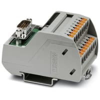 Módulo de interfaz del bloque de terminales; D-Secundario, varón; 15 posiciones; 125VAC/DC; 1A; 14-26 AWG