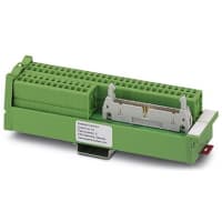 Módulo de interfaz del bloque de terminales; Varón; Cierres; 40 posiciones; 60VDC; 1A; 12-24 AWG
