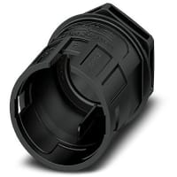 Conectador circular; 690 VAC; lado del dispositivo; montaje delantero; PPE negro; IP67