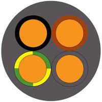 CABLE 4 los 50M de la BASE el 1.5MM de NYM-J