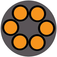 CABLE los 50M de la BASE el 1.5MM de NYM-J 6