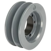 Polea del V-Belt; polea acanalada; alesaje del buje; QD; SK; 7.35 " OD; surco 2; Correa de A/de B; hierro fundido