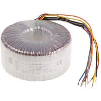 El transformador 300VA de Toroidal 2 hizo salir 2 x 115VAC x 2 primario 115VAC secundario