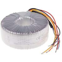 El transformador 400VA 2 de Toroidal hizo salir 2 x 115VAC primario 2 x 24VAC secundario