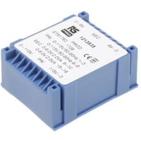 TRANSFORMADOR 4VA 2X6V del PWB del PERFIL BAJO