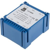 TRANSFORMADOR 30VA 2X12V del PWB del PERFIL BAJO
