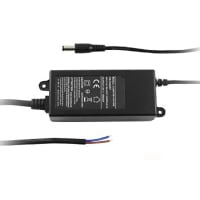 Los alambres pelados del nivel VI del adaptador 12V 1A 12W 90-264VAC de la fuente de alimentación tapan