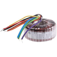 El transformador 120VA de Toroidal 2 hizo salir 115VAC 230VAC x 2 primario 18VAC secundario